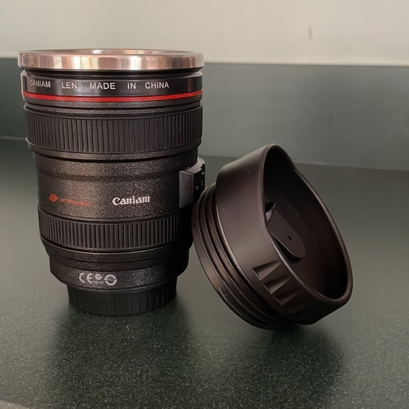 Camera Lens Travel Coffee Mug - Picture 7 of 9